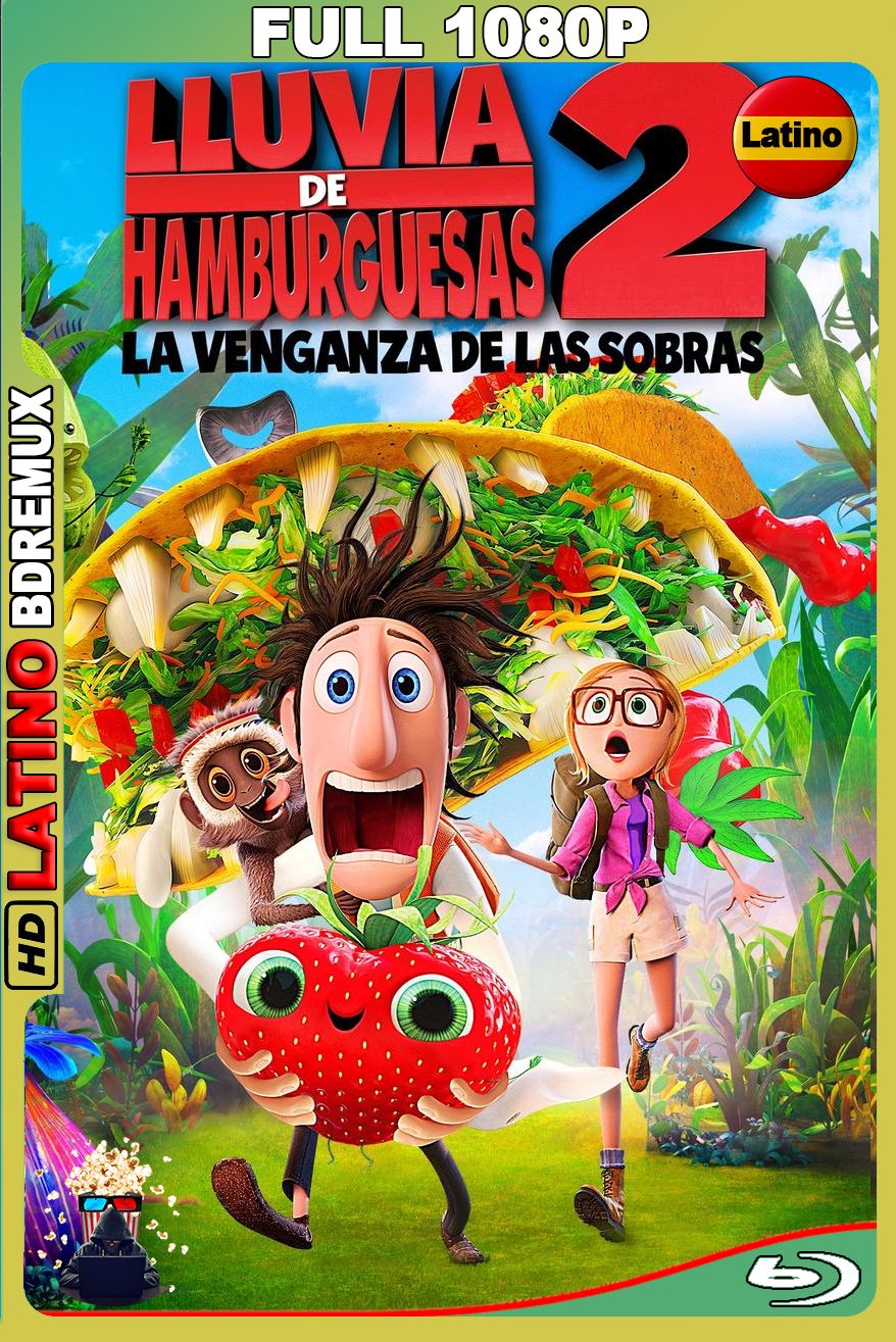 Lluvia de Hamburguesas 2 – La Venganza de las Sobras (2013) [Full 1080p] BDREMUX [Latino-Inglés]