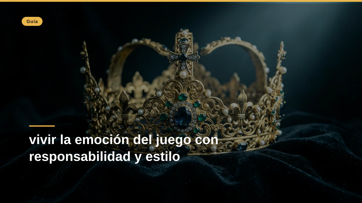 vivir la emoción del juego con responsabilidad y estilo