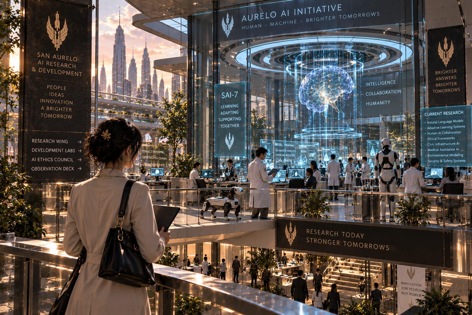 Artificial intelligence research center in San Aurelo