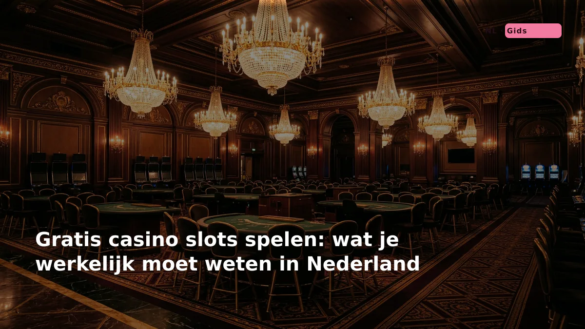 Gratis casino slots spelen: wat je werkelijk moet weten in Nederland