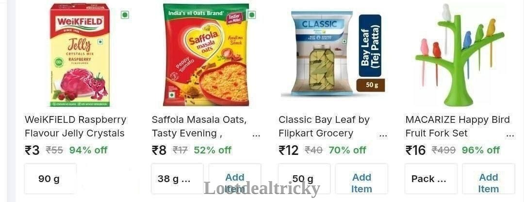 Flipkart Grocery Loot – Massive Offer Get 92% OFF Today Flipkart Grocery Loot – Massive Offer Get 92% OFF Today