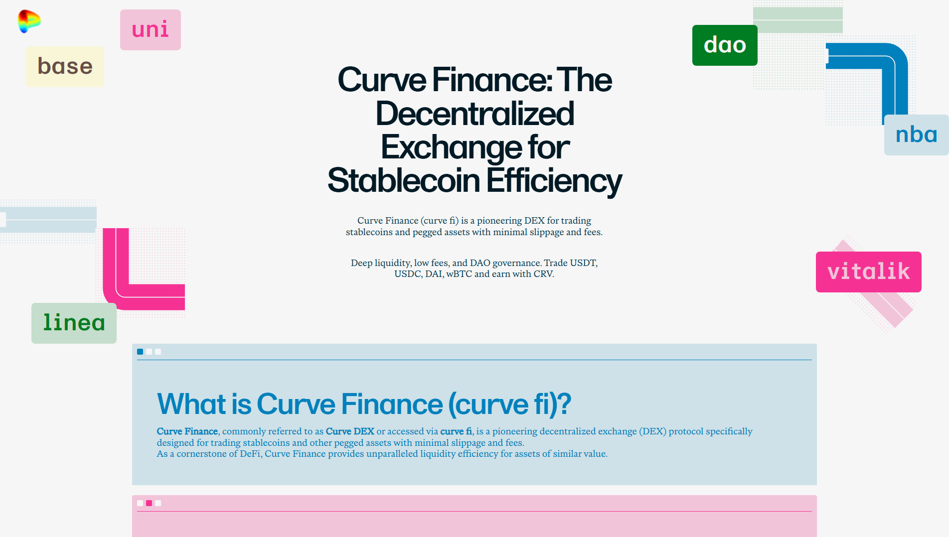 Stored capture of curvefinance.co