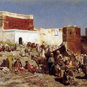 Edwin-Lord-Weeks-Moroccan-Market-In-Rabat