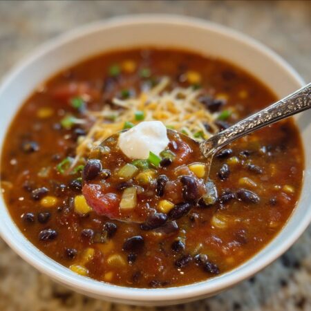 Southwest Black Bean Soup Dinner