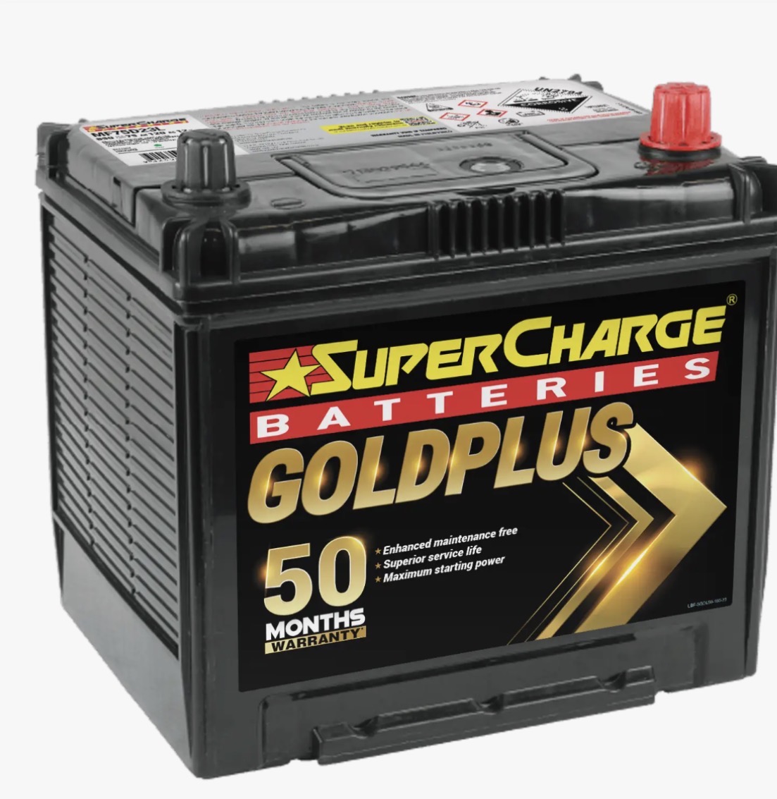 SUPERCHARGE GOLD PLUS MF75D31L - 12V 650CCA
