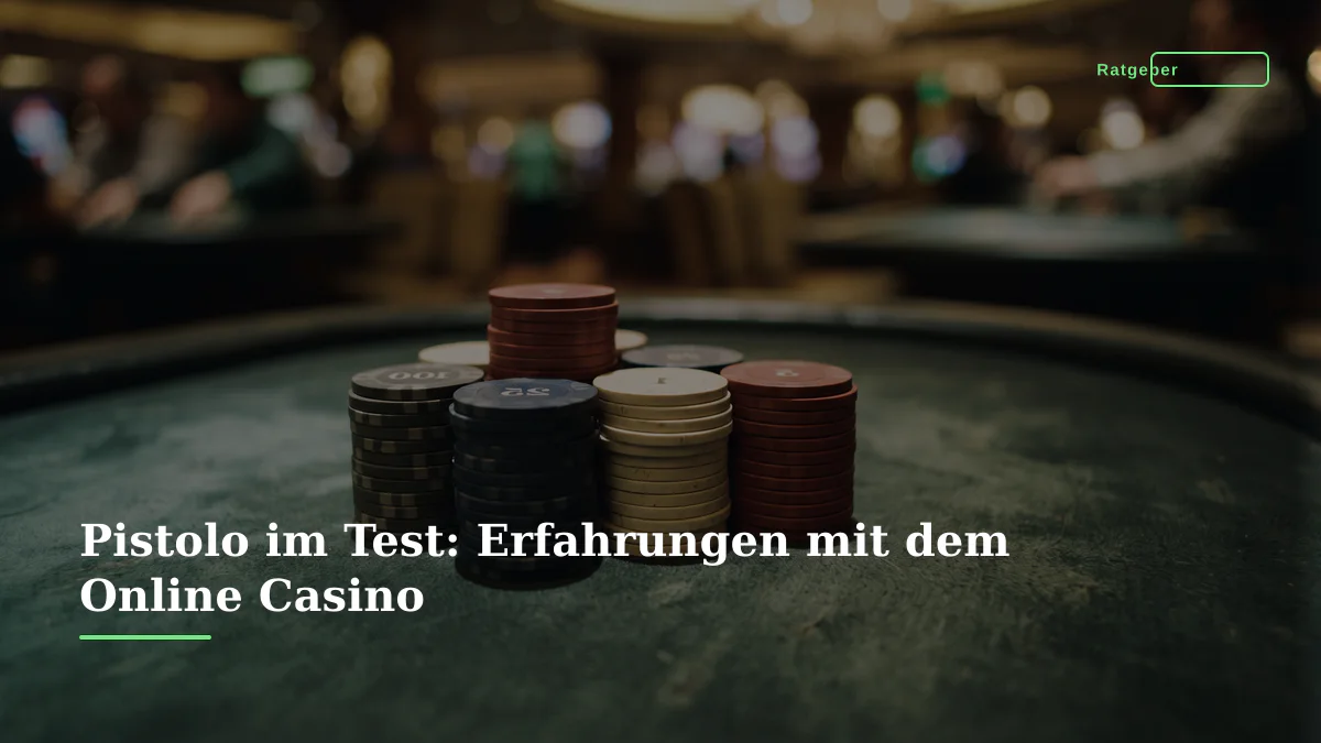 Pistolo im Test: Erfahrungen mit dem Online Casino