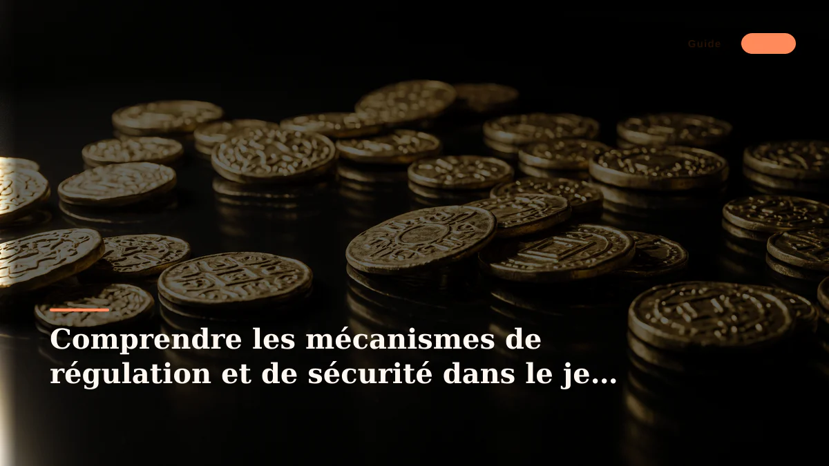 Comprendre les mécanismes de régulation et de sécurité dans le jeu en ligne
