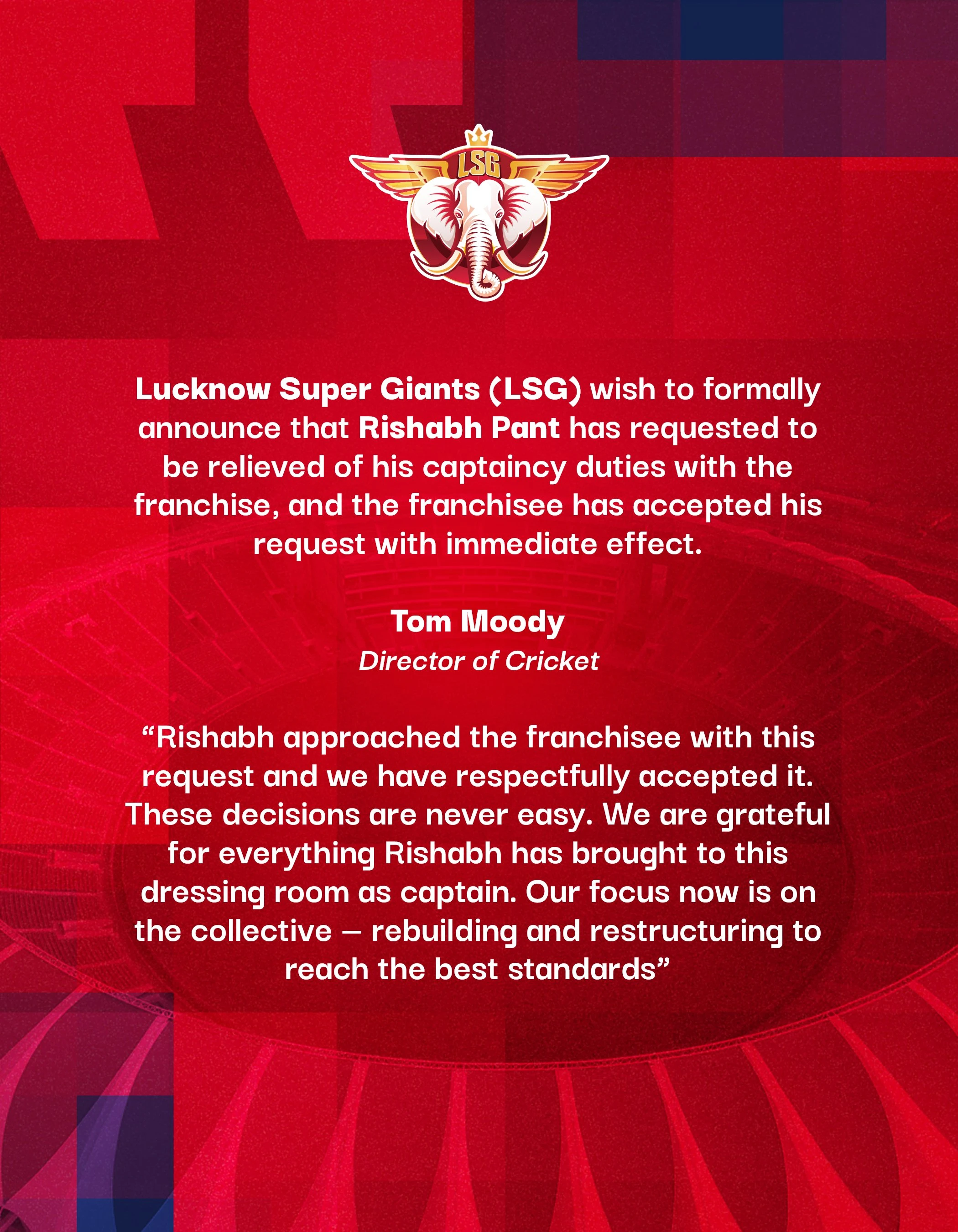 Rishabh Pant Steps Down as LSG Captain, Will He Play in IPL 2027?