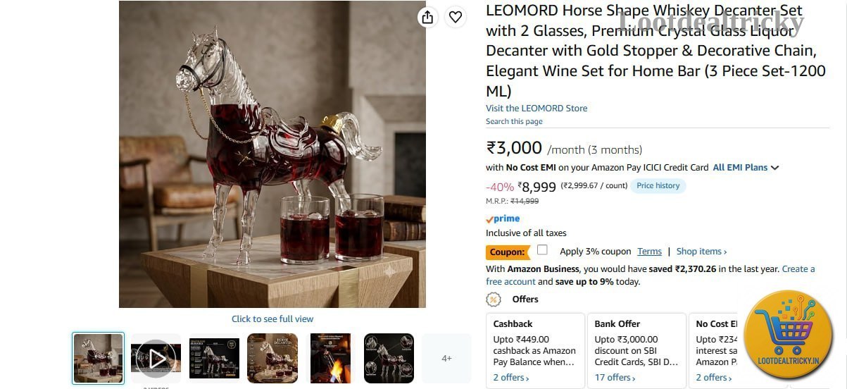 Horse Shape Whiskey – Just ₹872 | Best Price Drop Today