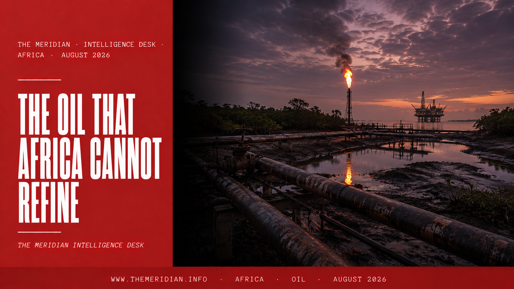 The Oil That Africa Cannot Refine Niger Delta Nigeria Angola The Meridian August 2026