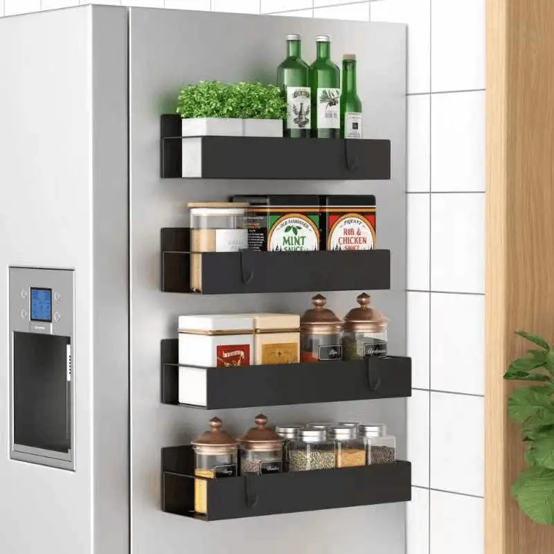 Amazon Kitchen Find – Magnetic Spice Rack for Clutter-Free Fridge Storage