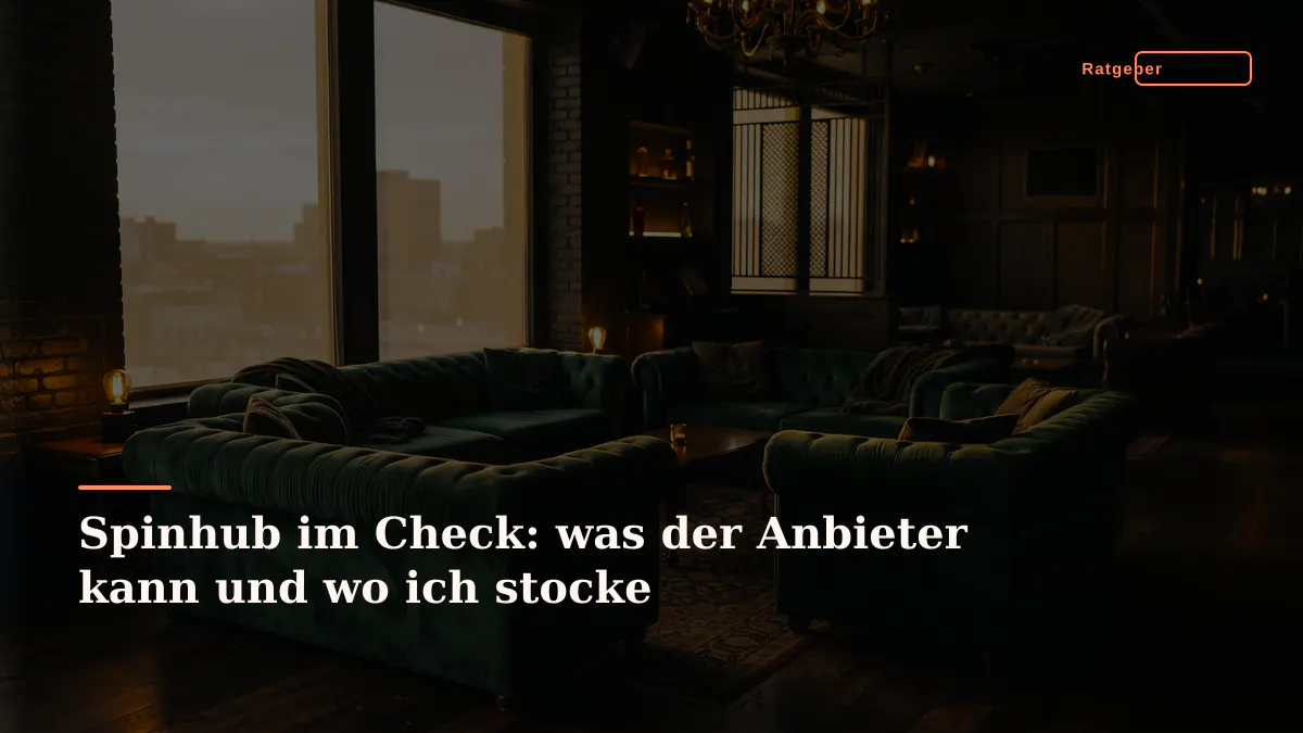 Spinhub im Check: was der Anbieter kann und wo ich stocke
