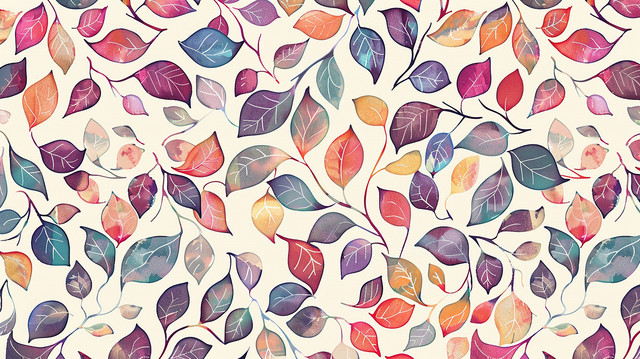 leaf seamless pattern watercolor background.jpg