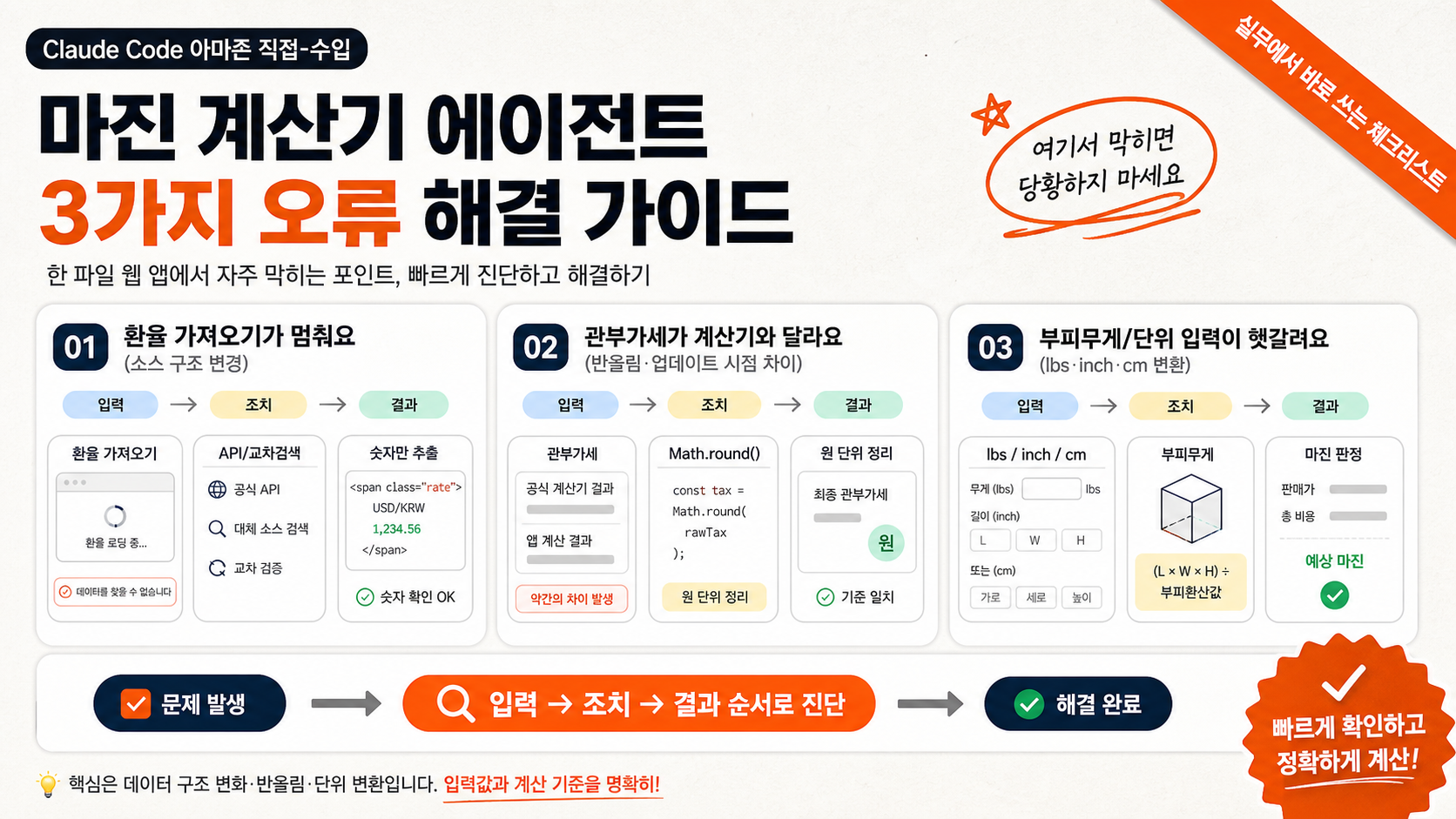 여기서 막히면 당황하지 마세요