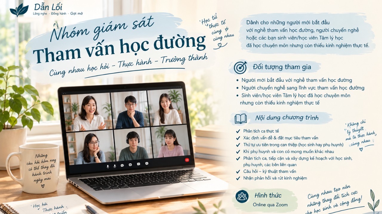 ONLINE NHÓM GIÁM SÁT THAM VẤN HỌC ĐƯỜNG