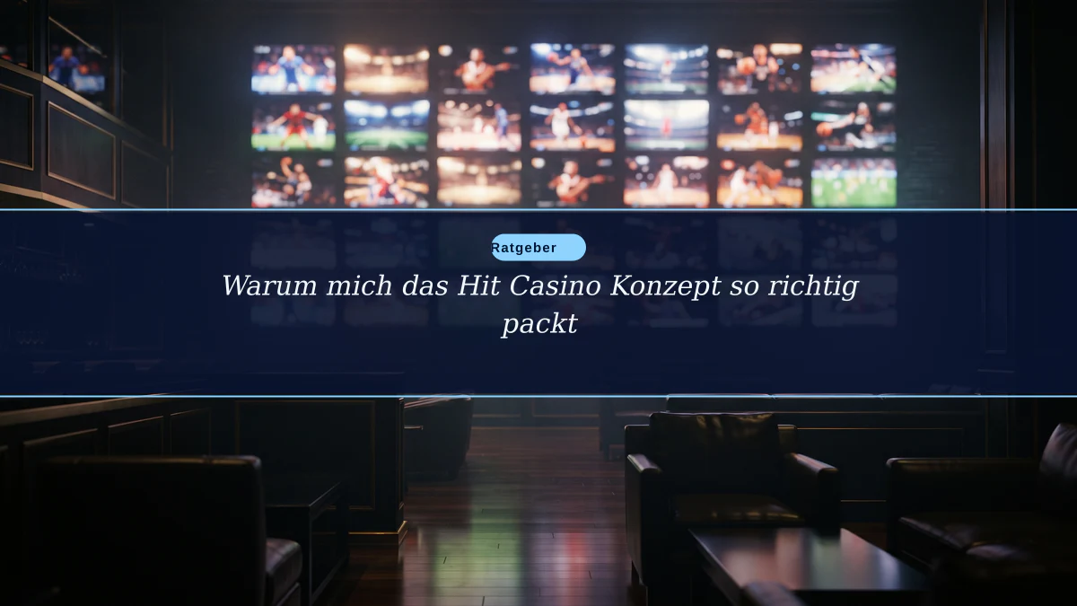 Warum mich das Hit Casino Konzept so richtig packt