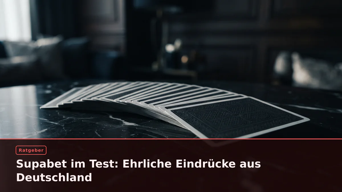 Supabet im Test: Ehrliche Eindrücke aus Deutschland