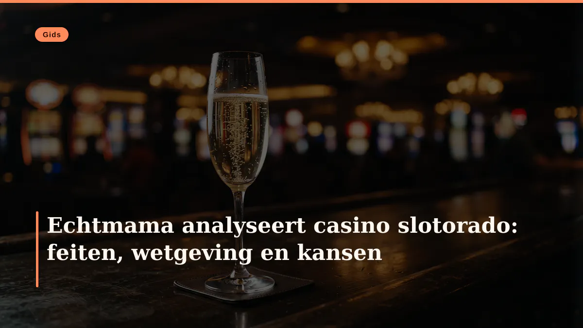 Echtmama analyseert casino slotorado: feiten, wetgeving en kansen