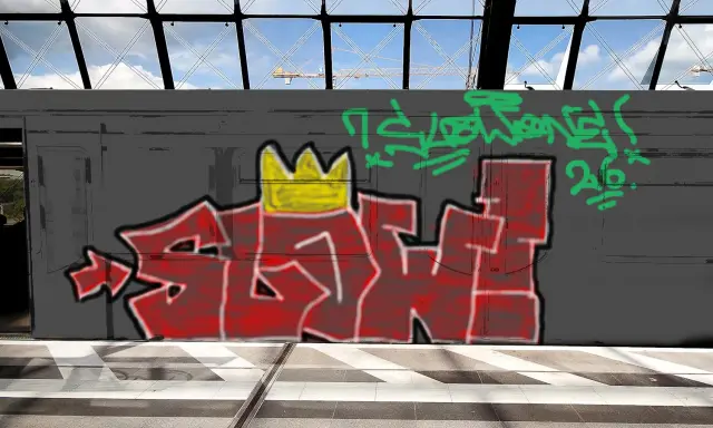 Graffiti artwork by SLOW0NE