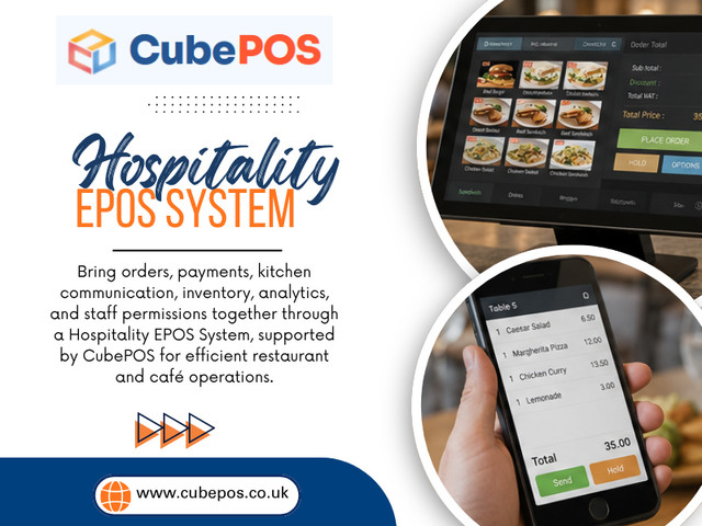 A Hospitality EPOS System can use staff permissions to control who can perform certain actions. CubePOS includes role-based controls for functions such as discounts, refunds and price overrides.

Find Us On Google Map: https://maps.app.goo.gl/svVvshHCoCFVMN9ZA

CubePOS
Phone: +447842892849

Read Our Blogs:

https://cubepos.wixsite.com/cafeposlondon/
https://cubepos.mystrikingly.com
https://cubepos.weebly.com

More Links:

https://www.twitch.tv/cubepos/about
https://www.friend007.com/cubepos
https://issuu.com/cubepos