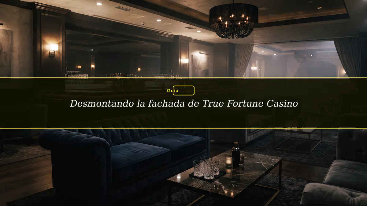 Desmontando la fachada de True Fortune Casino