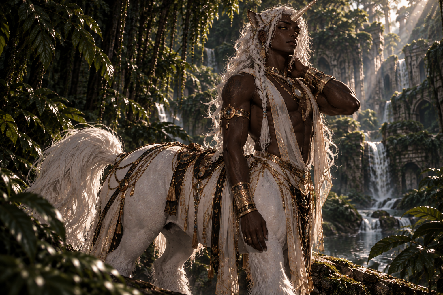 Example of an Eirwold unicorn demi-human