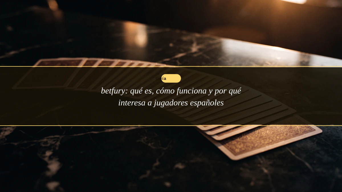 betfury: qué es, cómo funciona y por qué interesa a jugadores españoles