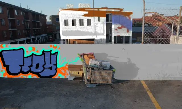 Graffiti artwork by TROY