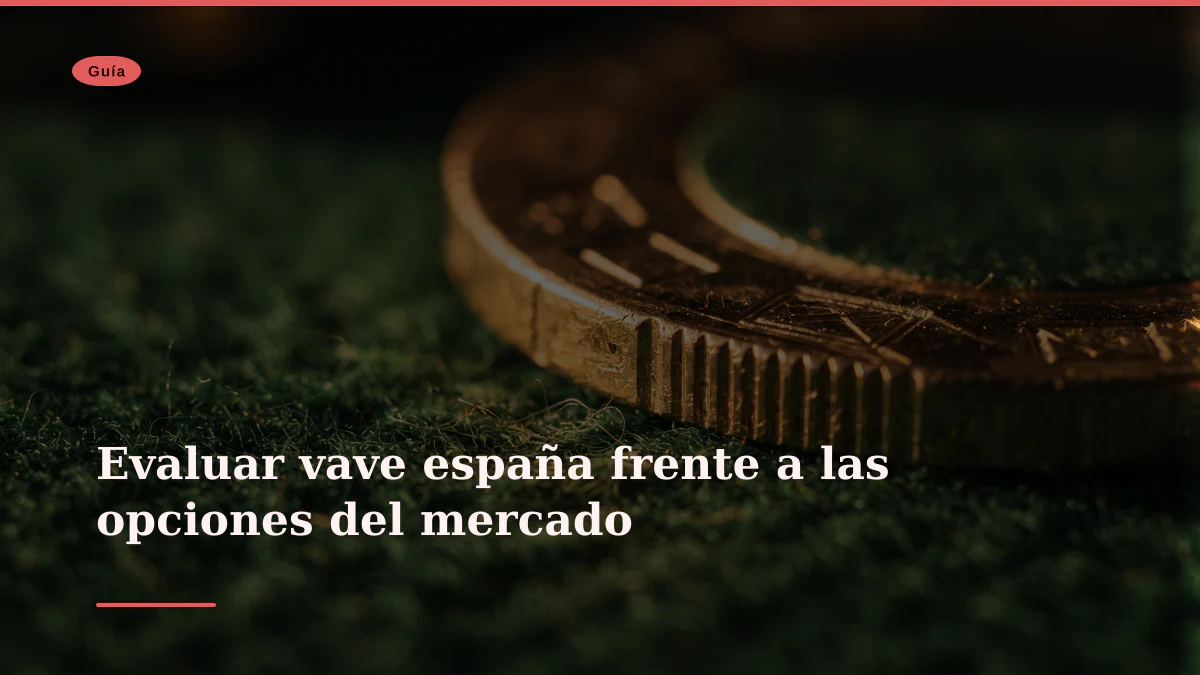 Evaluar vave españa frente a las opciones del mercado