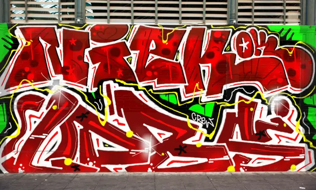 Graffiti artwork by Okeyss