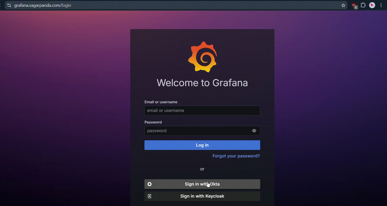 okta login