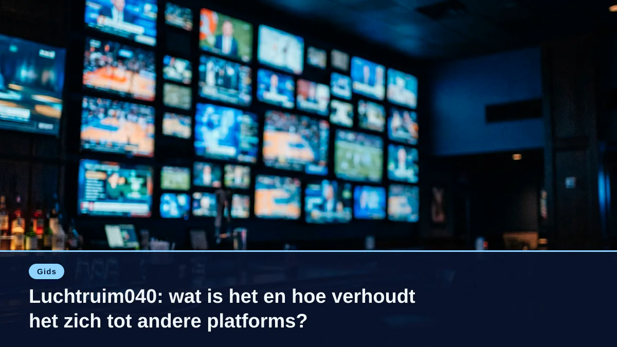 Luchtruim040: wat is het en hoe verhoudt het zich tot andere platforms?