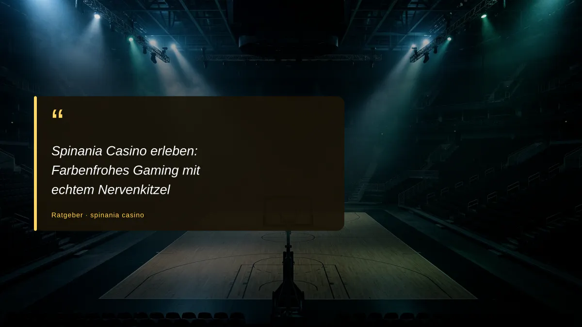 Spinania Casino erleben: Farbenfrohes Gaming mit echtem Nervenkitzel