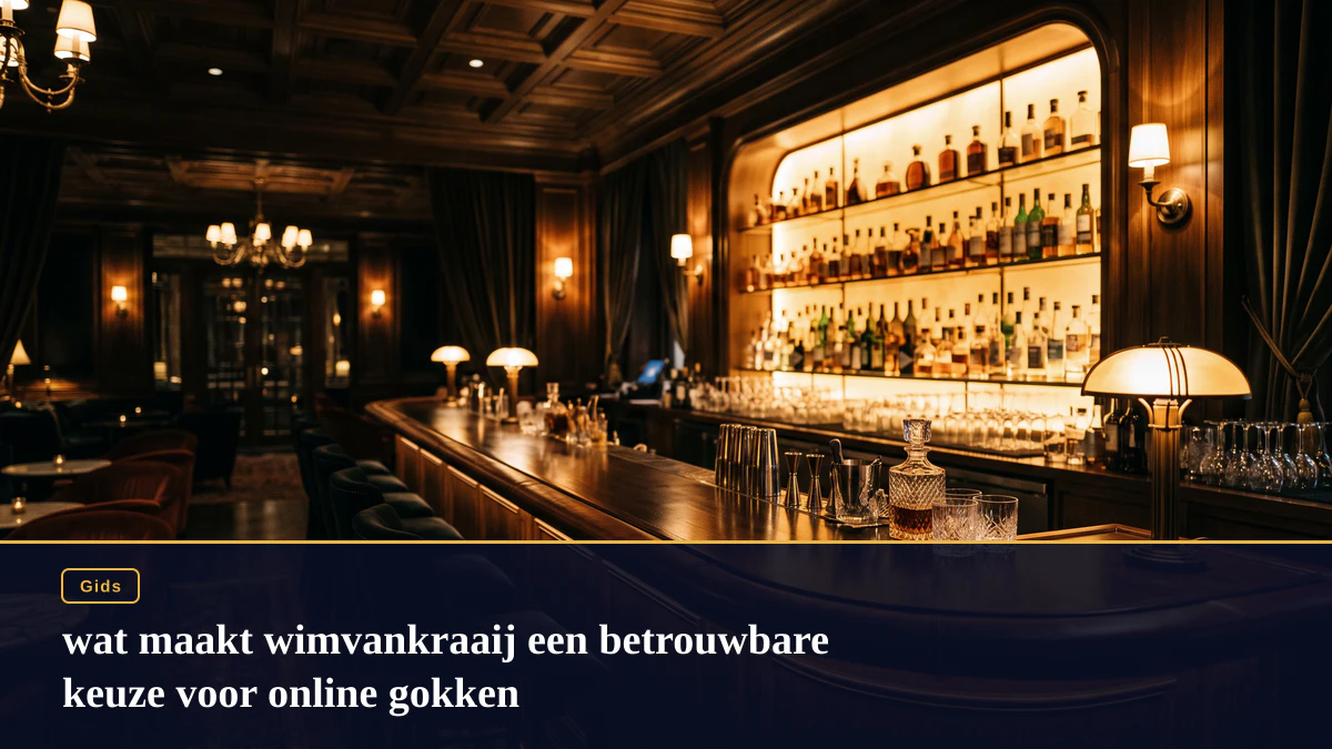 wat maakt wimvankraaij een betrouwbare keuze voor online gokken
