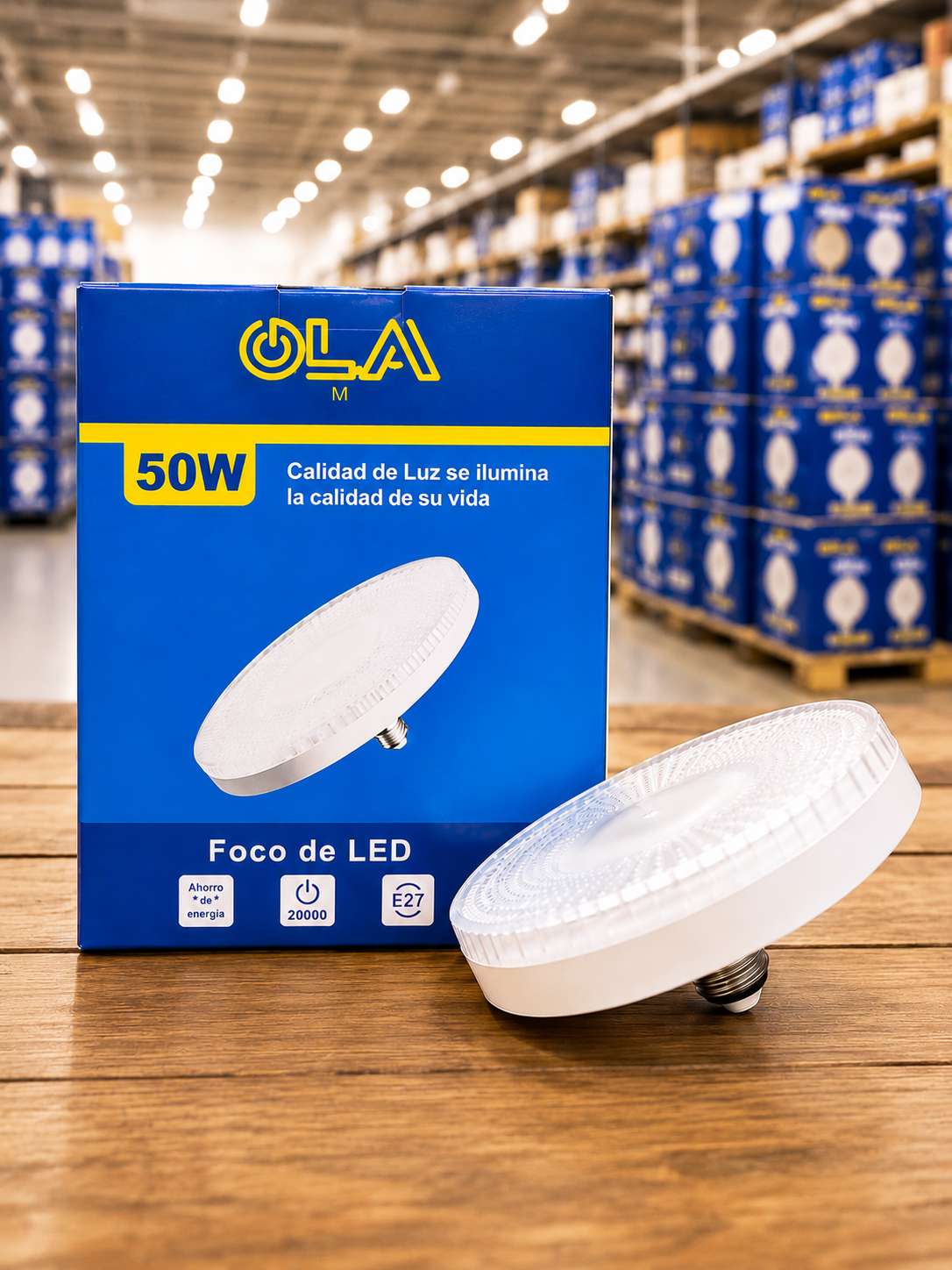 Lámpara de disco volador 50 W