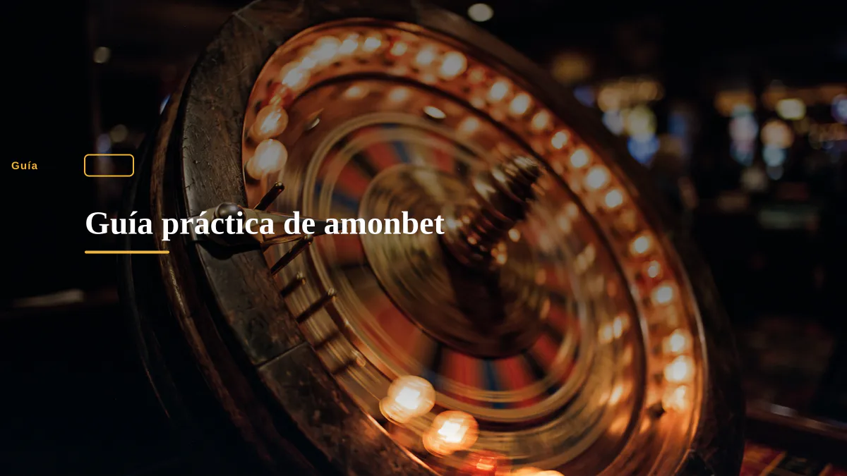 Guía práctica de amonbet