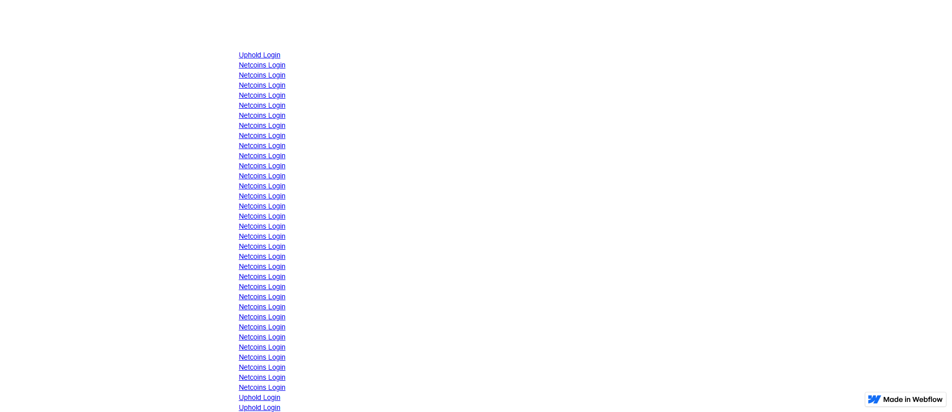 Forensic screenshot of help-upheld.webflow.io showing the phishing page layout