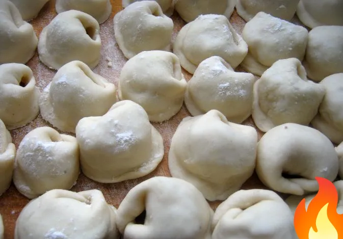 Постер Тесто для пельменей с яйцом