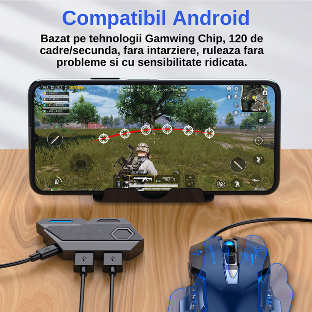 Set Gaming Telefon Tastatura Gaming Mouse Gaming RGB