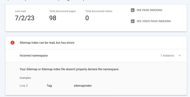 sitemap-error