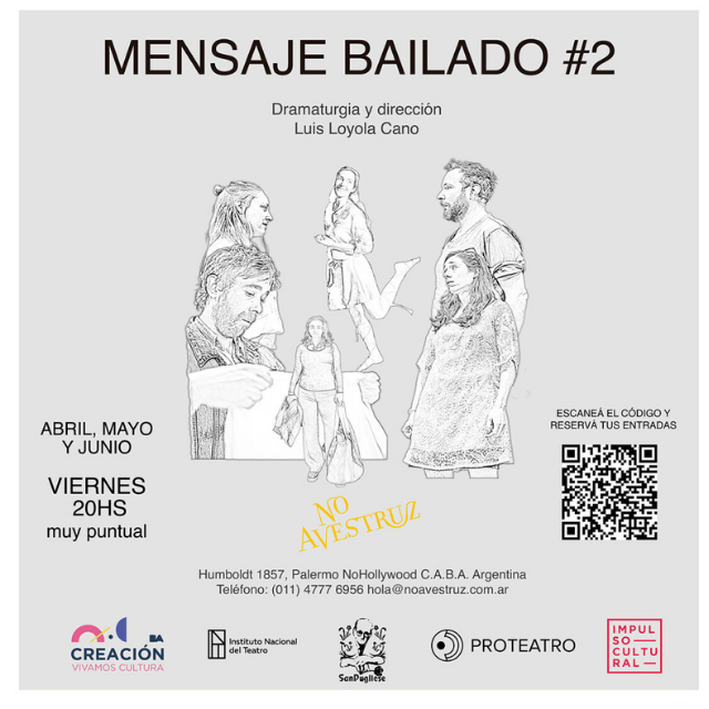 Póster de Mensaje bailado #2