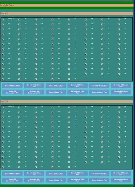 Positional-pairs-filter