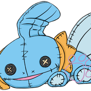 Mudkip Stuffie marked 2