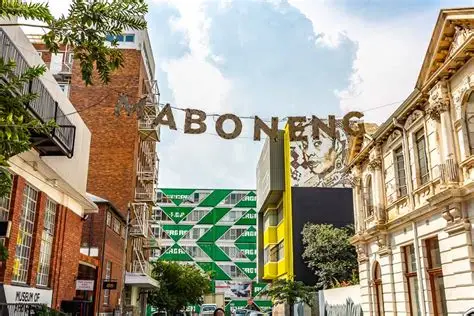 Maboneng precinct street art and cafés