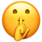 shushing-face-1f92b