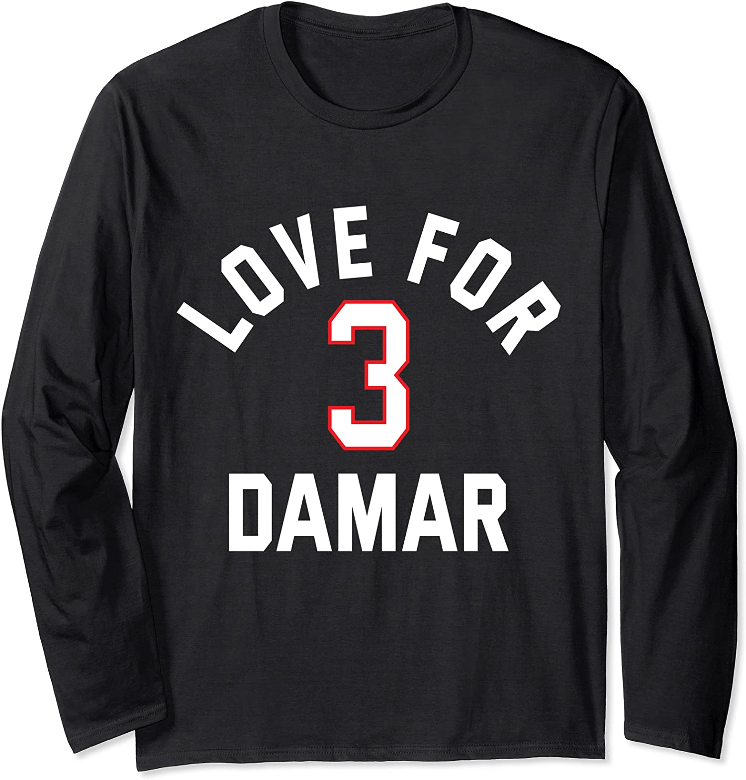 Love For Damar 3 We Are With You Damar Football Gift Long Sleeve T