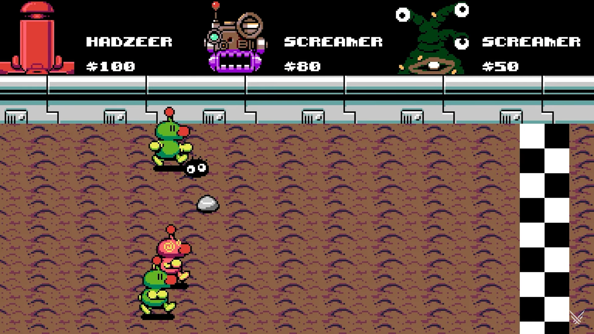 Mr Q Quibble Racing UFO 50, compilation of 50 new retro-styled indie games, releasing 9/18 ...