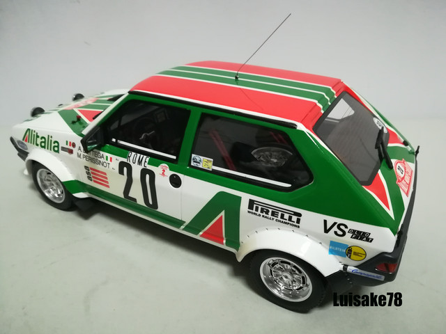 Fiat Ritmo Abarth Grp2 1979 - Miniature Ixo 1/43 - Noire - Neuve En Boîte