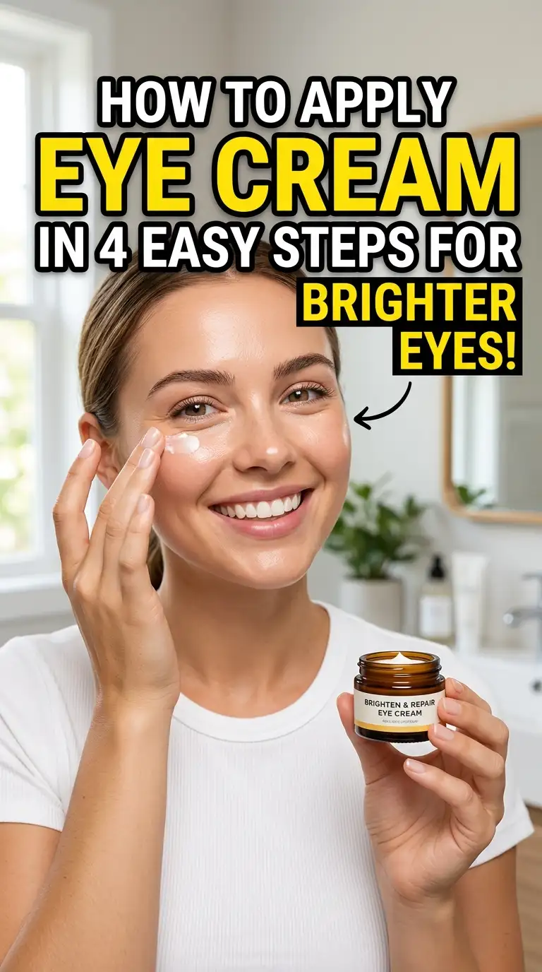 How To Apply Eye Cream In 4 Easy Steps For Brighter Eyes