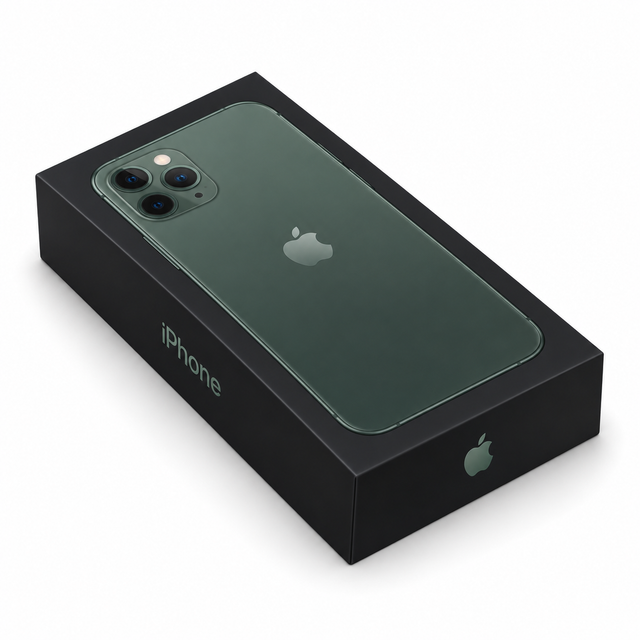 Illustration einer Apple iPhone 11 Pro Max Box